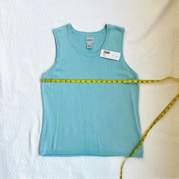 Chico’s Aqua Sky Sweater Set – Large (Chico’s size 2) - Picture 6 of 7